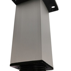 Picior patrat aluminiu reglabil mobilier 120mm