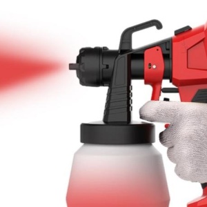 PISTOL DE VOPSIT CU ACUMULATOR, 21V, LI-ION,REZERVOR 800ML, 650ML/MIN - Img 2