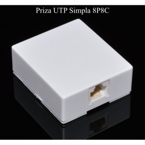 Priza simpla de UTP 8P8C