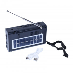 Radio RX-A2121 cu panou solar si lanterna - Img 3