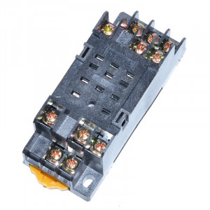 Releu 220V AC , electromagnetic 11 pini cu soclu - Img 4