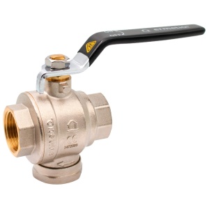 Robinet sferic cu maner si filtru magnetic 1" FF