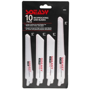 Set 10 panze fierastrau tip sabie metal si lemn