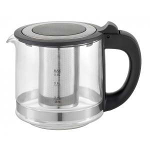 Set ceainic electric cu fierbator Zilan ZLN4858 - 2200W, control digital, sticla borosilicata, 1.8L + 0.8L - Img 2