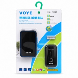 Sonerie Fără Fir la Priză, 38 Melodii, Neagră V030F - Img 4