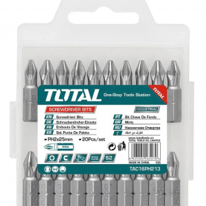 TOTAL - Bit - PH2.25mm, 20pcs / set