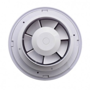 Ventilator rotund de baie 150 mm - 15W cu clapeta automata, telecomanda si programare - IPX2 - Img 4
