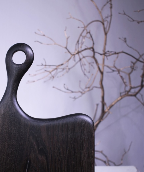 Platou servire negru 55cm-25 cm-2.5 cm
