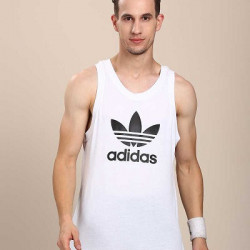 Maiou barbat Adidas alb