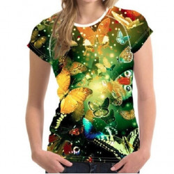 Tricou 3D Femei Butterflies Everywhere