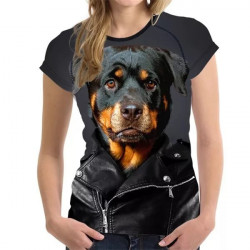 Tricou 3D Femei Cool Dog