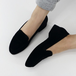Pantofi dama catifea
