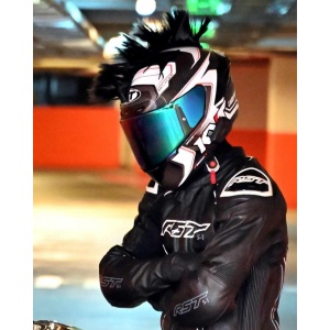 Creasta punk - Negru