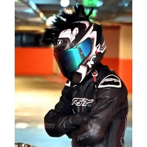 Creasta punk - Negru