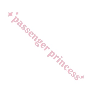 Sticker - Passenger Princess - roz deschis