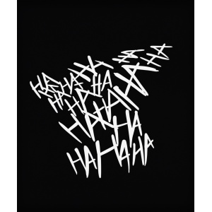 Sticker HaHaHa - Alb