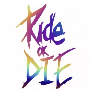 Sticker “Ride or Die” - reflectorizant