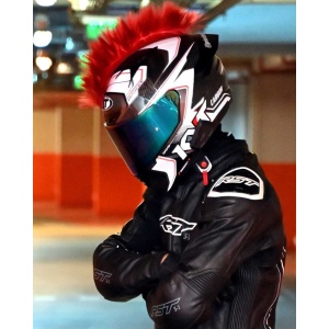 Creasta punk - Rosu
