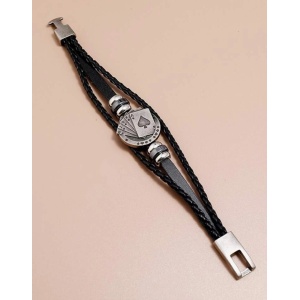 Bratara piele - Poker
