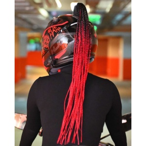 Codite impletite - Negru + Rosu