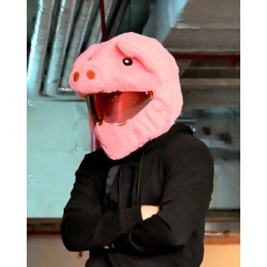 Husa casca moto - Porc