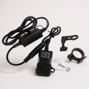 Încărcător USB pentru ghidon motocicletă / Priza usb dubla
