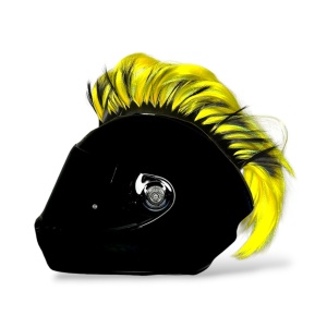 Creasta punk - Negru & Galben