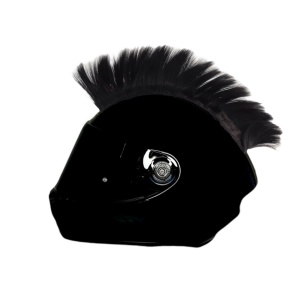 Creasta punk - Negru