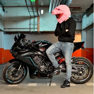 Husa casca moto - Porc
