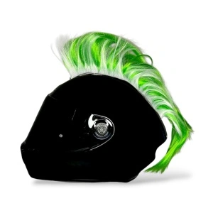 Creasta punk - Alb & Verde