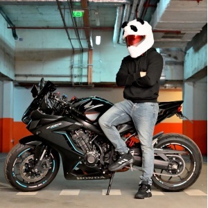 Husa casca moto - Panda