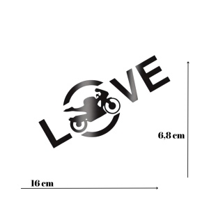 Sticker - Love Negru