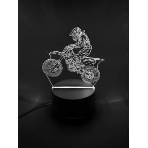 Veioza led moto enduro