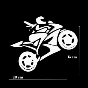 Sticker - Biker Girl Alb