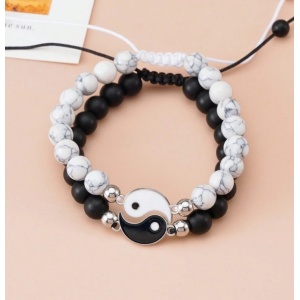Set 2 bratari - Ying & Yang