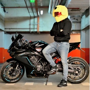 Husa casca moto - Caine