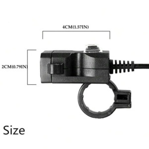 Încărcător USB pentru ghidon motocicletă / Priza usb dubla