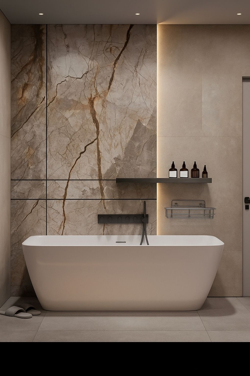 Etajera baie si bucatarie eleganta, organizator, design exclusivist, finisaj cromat, prindere prin lipire – montaj rapid in doar 5 minute - imagine 5
