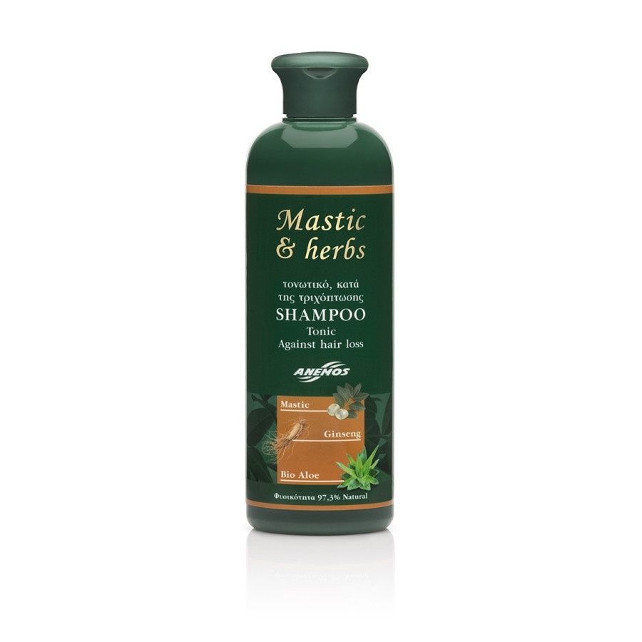 Șampon anticădere cu mastic gum, aloe vera și ginseng, 300ML