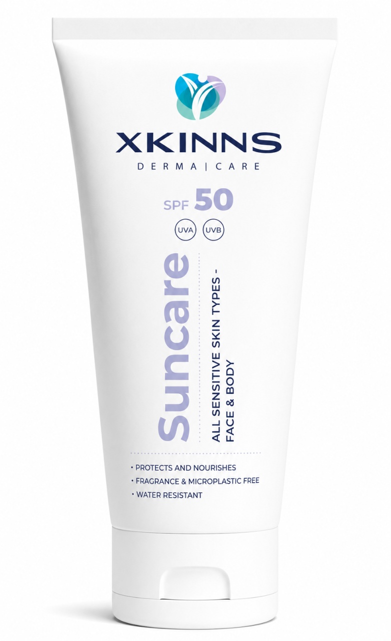 Cremă Protecție Solară SPF 50 pentru piele sensibilă, rezistentă la apă, 50 ML