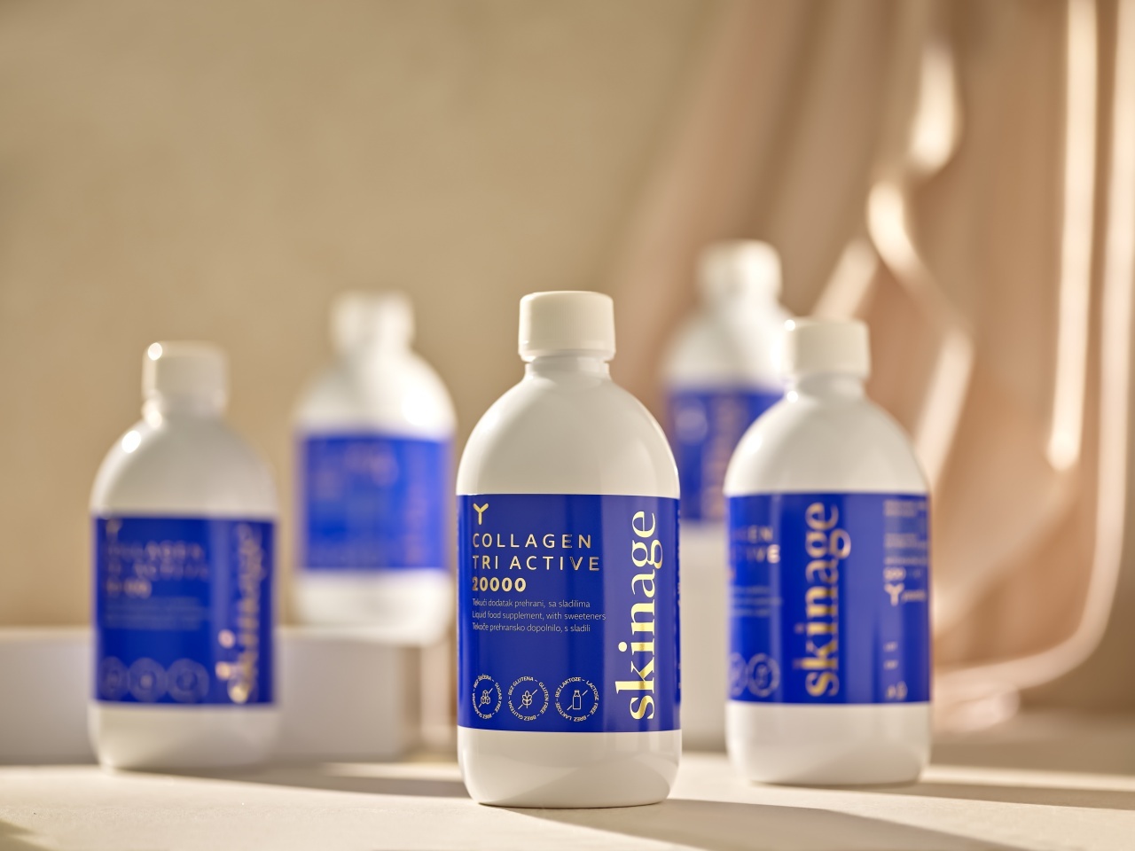 Colagen TRI Active 20000Mg cu Acid Hialuronic si Coenzima Q10 + MSM, 500ML - Yasenka - imagine 3