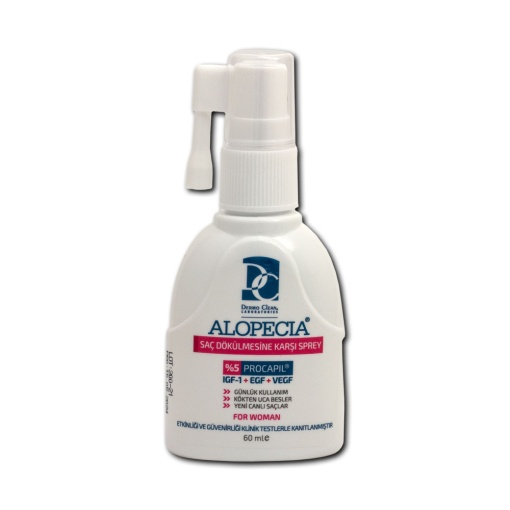 Alopecia, IGF, Spray pentru cresterea parului pentru Femei cu Procapil 5%, 60ML