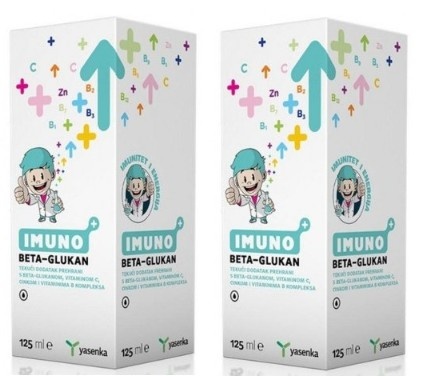 Imuno Beta Glucan 125ml, pachet 2 bucati