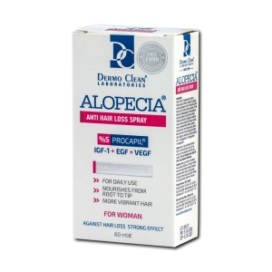 Alopecia, IGF, hajnövekedést elősegítő spray nőknek, 5%-os Procapil-tartalommal, 60 ml - Img 3