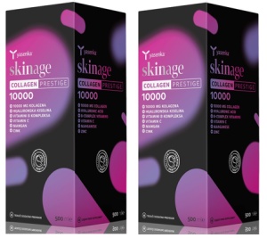 Folyékony, tengeri hidrolizált kollagén, 10 000 mg, Prestige, 500 ml, kellemes erdei gyümölcs ízű, 2 db
