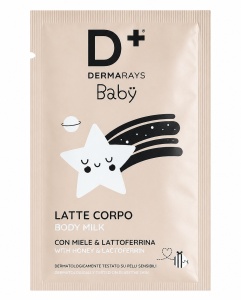Mostra lapte de corp hidratant pentru bebelusi cu lactoferina si miere, 5ML