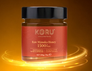 Manuka méz MGO 1500+ (UMF 28+) 250 g Koru (üvegedény) - Img 3