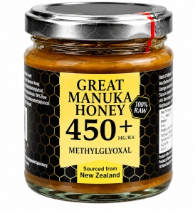 Miere de Manuka MGO 450+, 250g ( borcan de sticla )