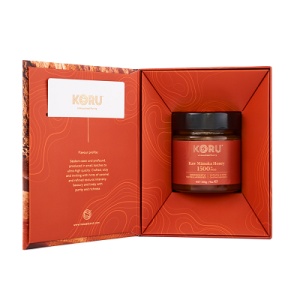 Manuka méz MGO 1500+ (UMF 28+) 250 g Koru (üvegedény) - Img 4