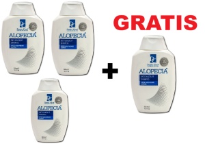 Alopecia, korpásodás elleni sampon, 300 ml, 3+1 ingyen